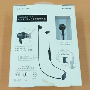 未使用品 箱ダメージあり オーディオテクニカ bluetooth イヤホン カナル型 ATH-CKR35BT BK ブラック　