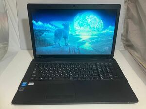 【大画面：17インチ】東芝　TOSHIBA DynabookT57 /45M/i5-4210U /WEB カメラ/ 新品SSD512GB/8GB / Win11Pro/Win10変更可能