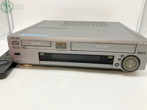 BA0607869　▲ SONY ソニー WV-H5 ビデオカセットレコーダー シルバー VHS ビデオデッキ 98年製 家電 電化製品 リモコン付き 中古 現状品