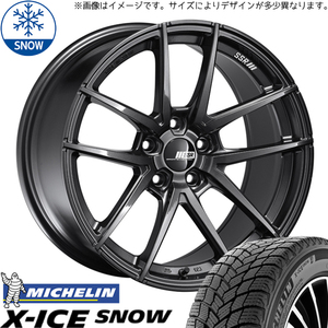 245/40R18 スタッドレスタイヤホイールセット WRX STI GRB GVB etc (MICHELIN XICE SNOW & SSR REINER 5穴 114.3)