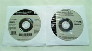 HP ProBook 450 G2 リカバリー DVD (Windows 8.1 Pro 64bit)