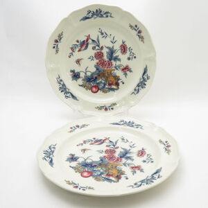 美品 WEDGWOOD ウェッジウッド ウィリアムズバーグ ポプリ 大皿 2枚 26cmプレート ペア SY9643X