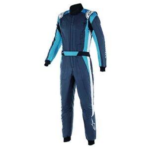 alpinestars アルパインスターズ レーシングスーツ GP PRO COMP V2 SUIT サイズ54 9172 ASPHALT CYAN WHITE [FIA8856-2018公認]