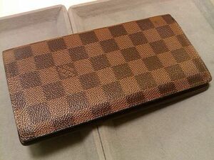 ★送料無料即決★ダミエ★ルイ ヴィトン ( N60017 )長財布 ポルトフォイユ・ブラザ LOUIS VUITTON