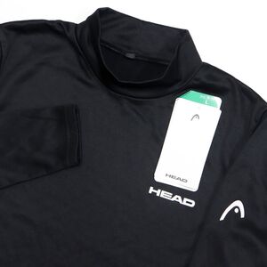 ★ヘッド ゴルフ HEAD GOLF 新品 メンズ 防寒 保温 裏起毛 ハイネック 長袖 シャツ 黒 Mサイズ [12827-BLK-M] 一 三 壱★QWER★