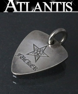 CHROME HEARTS 銀座店 クロムハーツ ギターピック ペンダント スターファッカー メンズ シルバー SV925 96532