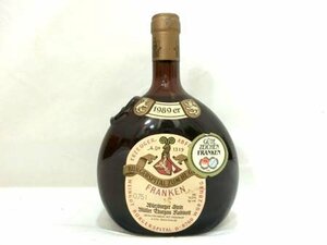 ワイン ドイツ フランケン FRANKEN 1989年 750ml 10度 ビュルガーシュピタール 本体のみ 洋酒 古酒 経年保管 未開栓 ■