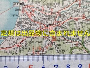 mB32【地図】島根県 昭和12年 [松江市街図 遊郭 市営球場・グラウンド-形状のみ] 大社宮島鉄道 広瀬鉄道 国鉄木次線 大社線 三江線-北線