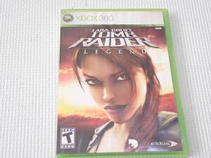 xbox360★LARA CROFT TOMB RAIDER LEGEND 海外版 北米版 パッケージ傷み★箱付・説明書付・ソフト付