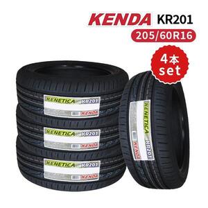 4本セット ミニバン 205/60R16 2024年製造 新品サマータイヤ KENDA KR201 送料無料 ケンダ 205/60/16