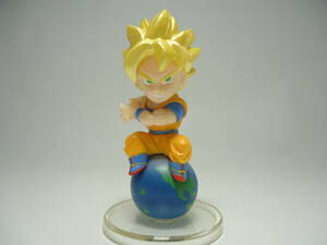 ドラゴンボール キャラプッチ 超サイヤ人 孫悟空 シークレット 地球台座 現状品 SS