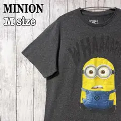 MINION ミニオン ダークグレー キャラクターtシャツ ユニセックス 古着