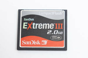 #129k SanDisk サンディスク ExtremeIII 2GB CFカード コンパクトフラッシュ CF