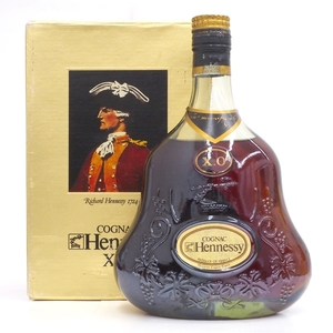 A24-1109【未開栓】Hennessy ヘネシー XO 金キャップ グリーンボトル 700ml 40％ COGNAC コニャック ブランデー 古酒 箱つき