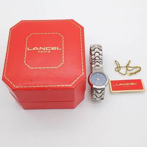 送料無料【電池交換済】★ランセル★LANCEL★ブルー文字盤★8606★レディース/腕時計/アナログ/クォーツ