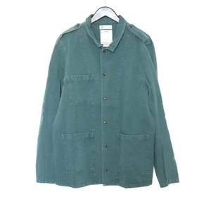 VISVIM sundance shirt JKT サイズ4 グリーン ブルー 0113205013038 ビズビム スウェードシャツ ジャケット 13aw ヴィズヴィム