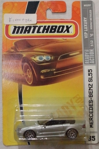 MATCHBOX Mercedes-BenzSL55 メルセデスベンツSL55 ミニカー 2007年 新品 マッチボックス