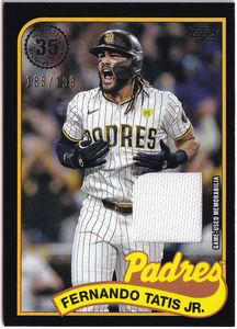 【フェルナンド タティスJR/Fernando Tatis JR】2024 Topps Update Series Major 1989 Materials Jersey ジャージ /199