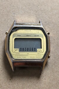 シチズン CITIZEN VEGA AEDC 9468-391462 ジャンク GP 80年代のオールドデジタル 部品取りやレストアベース等に ベガ デジタルウォッチ