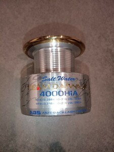 中古美品　 チームダイワ X 　ソルトウォーター 4000HiA TEAM DAIWA X　純正スプール TD 