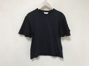 本物シーバイクロエseebychloeコットン半袖Tシャツドレスレディースビジネススーツ黒ブラックSポルトガル製ドレス