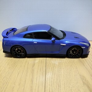 京商【1/18　samurai　NISSAN GT-R】ニッサン　スカイライン　サムライ　ミニカー　ブルー