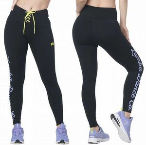 【正規品・新品】XSサイズ★ZUMBA・ズンバ★Dance Co. Laced Up Waistband Ankle Leggings B