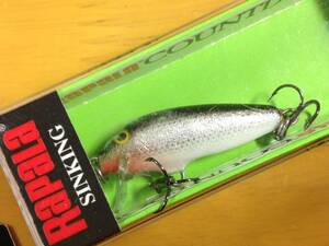 ★RAPALA★　CD-3　S　ラパラ　カウントダウン　3cm　シルバー　検索用　管釣り　エリア　トラウト　#20-300