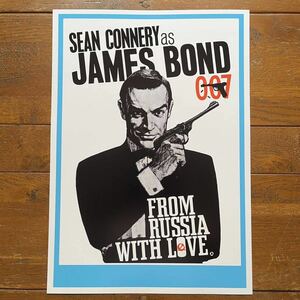 UK版ポスター『007 危機一発（ロシアより愛をこめて）』（From Russia with Love）1963年★ジェームズ・ボンド/ショーン・コネリー