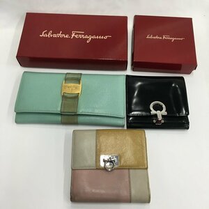 Salvatore Ferragamo サルヴァトーレ フェラガモ 財布 3点おまとめ【CKAR9005】