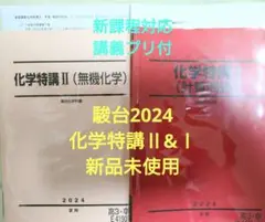 駿台2024 化学特講Ⅱ 景安プリ付&特講 Ⅰ 講義プリ付 新品未使用