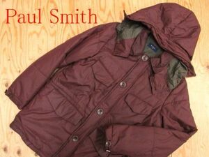 ★ポールスミス PoulSmith★メンズ プリマロフト使用 パディングフーディジップジャケット★R60128010A