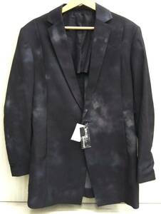 【タグあり】SHELLAC シェラック斑プリント シングルジャケット テーラードジャケット 黒 ブラック 511752 メンズ Mサイズ