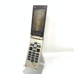 ◆美品◆KYOCERA/かんたんケータイ KYF36/8GB/シャンパンゴールド/28030