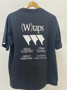 WTAPS ダブルタップス 22AW QB/SS/CTPL. フットボール Tシャツ ブラック ショートスリーブ クルーネック 半袖 カットソー