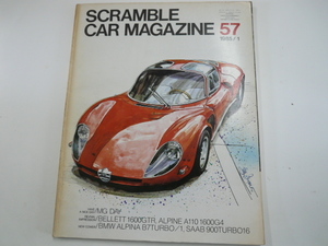 SCRAMBLE CAR MAGAZINE/1985-1月号/アルファロメオ