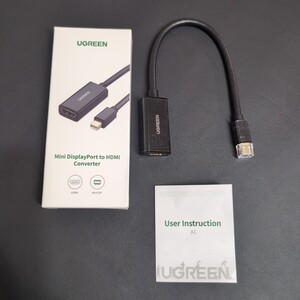 1円〜 UGREEN Mini Displayport to HDMI 変換アダプター