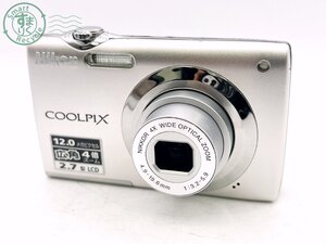 AL0604703　■ Nikon ニコン COOLPIX S3000 コンパクトデジタルカメラ シルバー バッテリー付き カメラ 中古