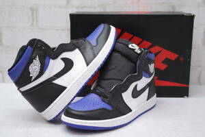 394【1円～】NIKE ナイキ Air Jordan1 Retro High OG Royal Toe 2020 27cm 555088-041 スニーカー ブルー ホワイト ブラック