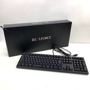 【極美品・動作確認済み】 REALFORCE リアルフォース R3SA12 有線キーボード キーボード 東プレ ブラック 箱有