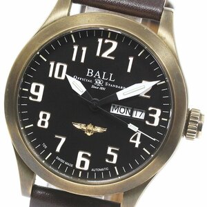 ボール BALL WATCH NM2186C エンジニア マーベライト ブロンズスター デイデイト 自動巻き メンズ 良品 保証書付き_770309