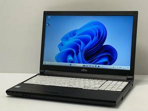 ★1円スタート 第8世代WhikeyLake Core i5 LIFEBOOK A579/B Core i5 8265U 1.6GHz/8GB/SSD240GB/DVD-ROM/WiFi/15.6HD①