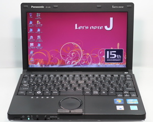 Panasonic Let’s note J10 CF-J10RYPHR/10.1インチTFT/Core i3-2310M/4GBメモリ/HDD250GB/Windows7 Professional リカバリ領域有 #0613