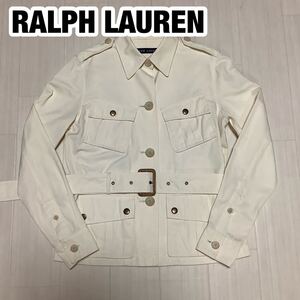 RALPH LAUREN ラルフローレン ジャケット カバーオール 7 アイボリー