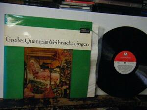 ▲LP GROSSES QUEMPAS WEIHNACHTSSINGEN / ハンス・グリシュカート Hans Grischkat HELMUT KAHLHOFER 輸入盤　◇