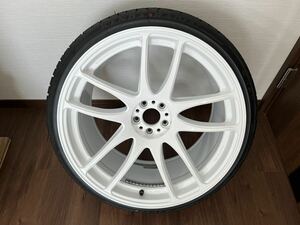 work emotion CR kiwami 19インチ　10.5j +22 PCD100 225/35R19 状態良好　4本セット　カローラスポーツ