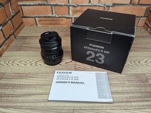 【美品】 フジノンレンズ XF 23mm F2 R WR