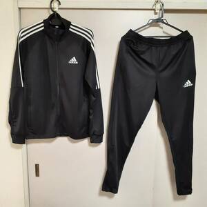 adidas アディダス　ジャージ　ウェア　上下　セット　size　L　ブラック　超美品