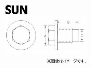 SUN/サン オイルパンドレンコック（パック式） トヨタ車用 DCP019 入数：10個