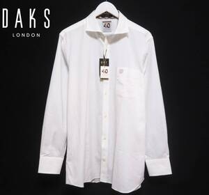 新品未使用 DAKS LONDON ダックス ハウスチェックアニバーサリーモデル 長袖シャツ 綿100％ ワイシャツ ドレスシャツ 紳士 オールシーズン